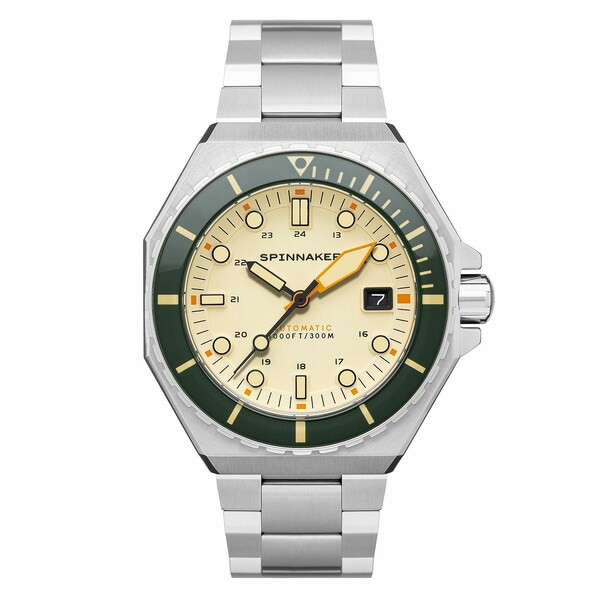 スピ二カー メンズ 腕時計 アクセサリー Men's Dumas Automatic Sahara with Silver-Tone Solid Stainless Steel Bracelet Watch 44mm Sa