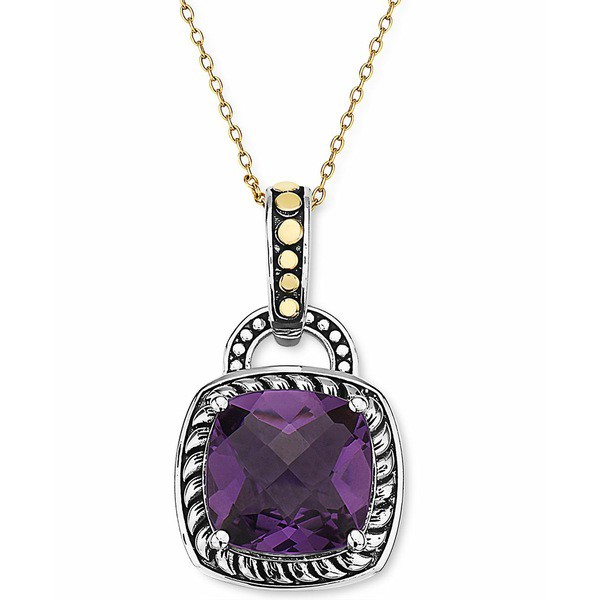 エフィー コレクション レディース ネックレス・チョーカー・ペンダントトップ アクセサリー EFFY® Amethyst Cushion 16" Pendant Ne