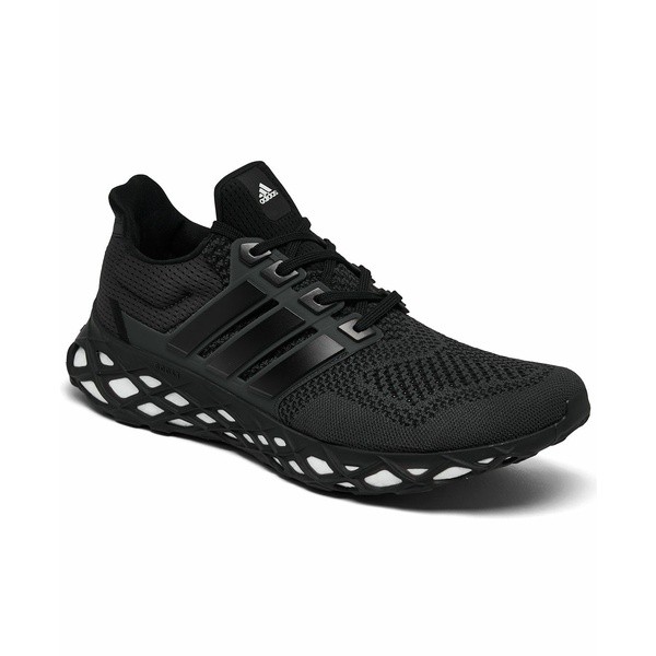 アディダス メンズ スニーカー シューズ Men's UltraBOOST Web DNA Running Sneakers from Finish Line Core Black, Core Black, Car