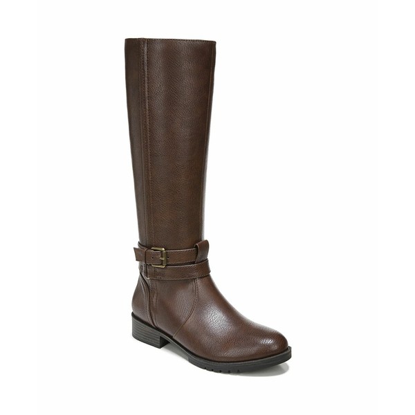 ナチュライザー レディース ブーツ＆レインブーツ シューズ Garrison Wide Calf High Shaft Boots Chocolate Faux Leather