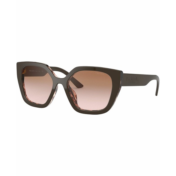 プラダ レディース サングラス＆アイウェア アクセサリー Sunglasses, 0PR 24XS BROWN/SPOTTED PINK/BROWN GRADIENT