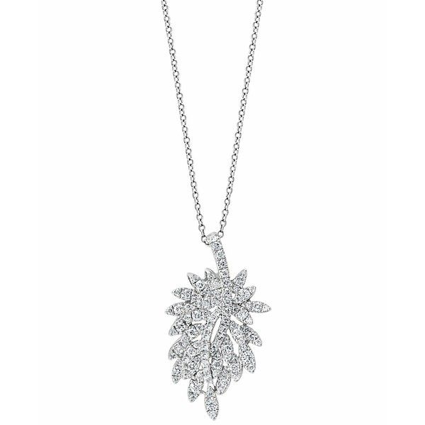 エフィー コレクション レディース ネックレス・チョーカー・ペンダントトップ アクセサリー EFFY® Diamond Cluster 18" Pendant Nec