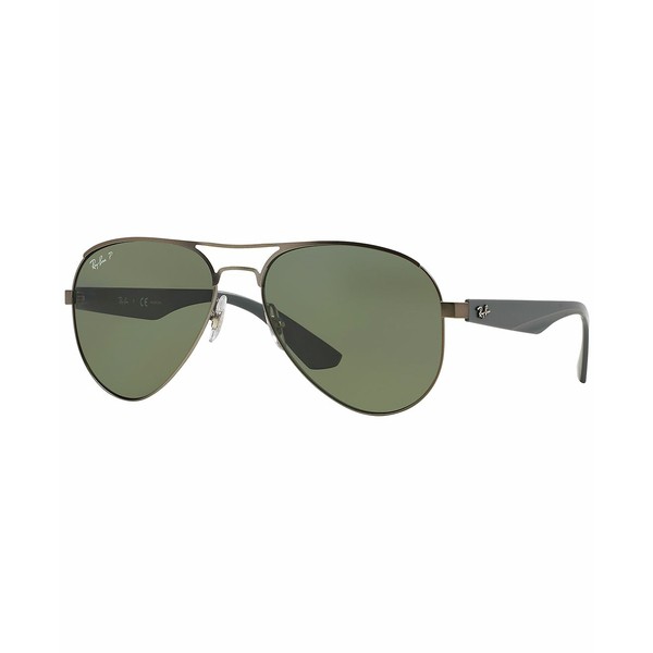 レイバン メンズ サングラス・アイウェア アクセサリー Polarized Sunglasses , RB3523 GUNMETAL MATTE/GREEN POLAR