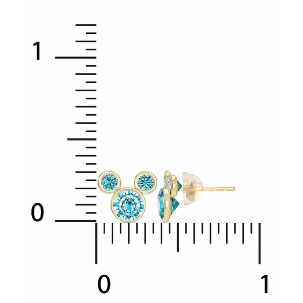 安い ディズニー レディース ピアス イヤリング アクセサリー Children S Cubic Zirconia Birthstone Mickey Mouse Stud Earrings In 14k Gol メール便なら送料無料 Corpotivo Com