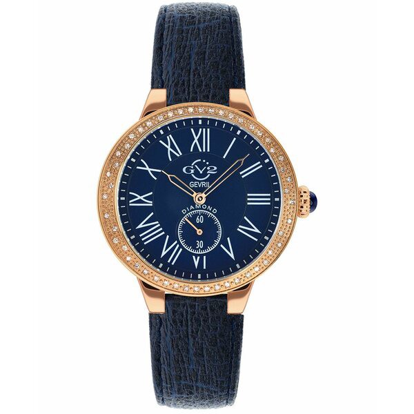 ジェビル レディース 腕時計 アクセサリー Women's Astor Vegan Swiss Quartz Blue Apple Peel Vegan Strap Watch 40mm Blue