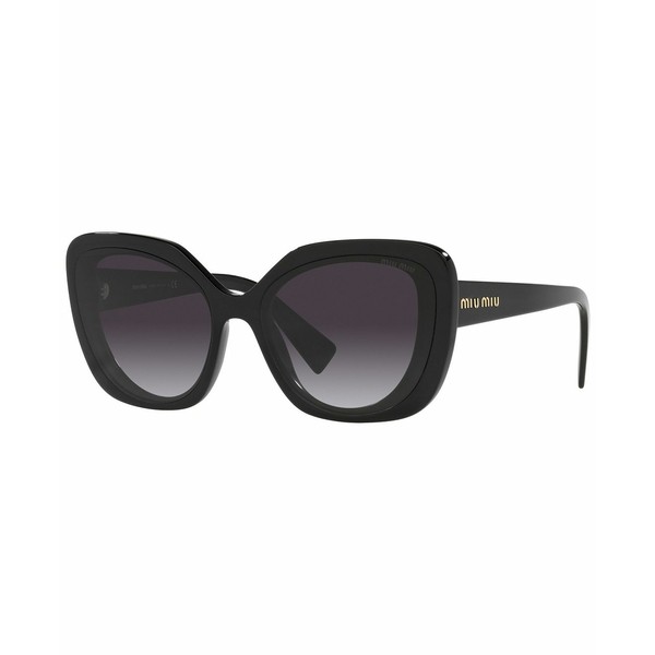 ミュウミュウ レディース サングラス＆アイウェア アクセサリー Women's Sunglasses, MU 06XS 59 Crystal Black