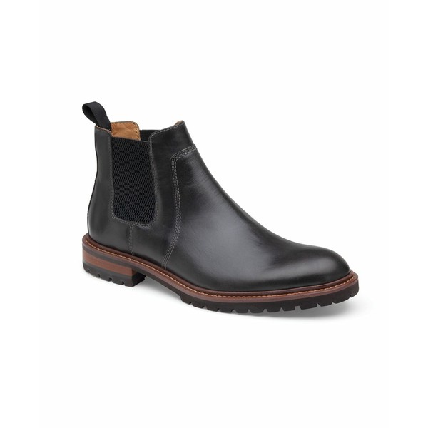 ジョンストンアンドマーフィー メンズ ブーツ＆レインブーツ シューズ Men's Barrett Chelsea Boots Charcoal