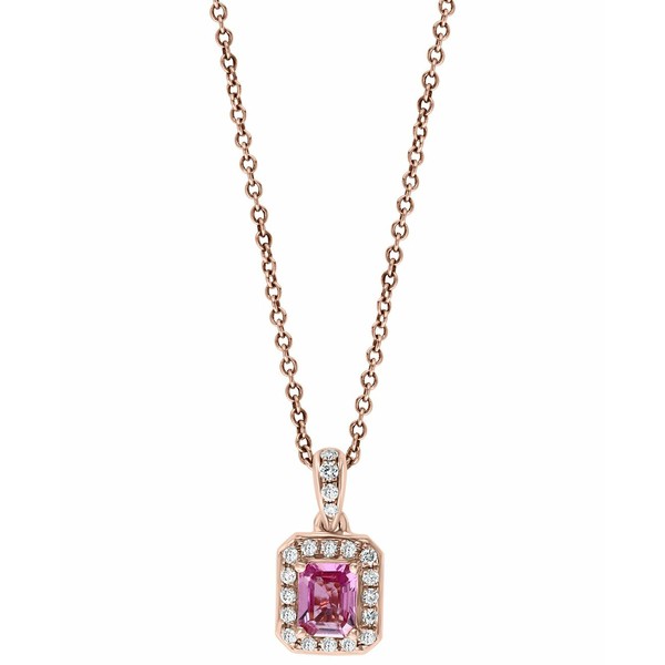 エフィー コレクション レディース ネックレス・チョーカー・ペンダントトップ アクセサリー EFFY® Pink Sapphire (3/8 ct. t.w.) &