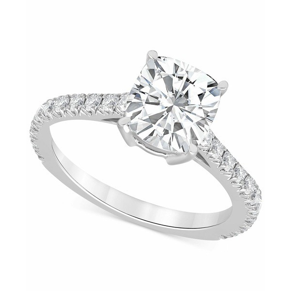 バッジェリーミシュカ レディース リング アクセサリー Certified Lab Grown Diamond Engagement Ring (2-1/2 ct. t.w.) in 14k White Go