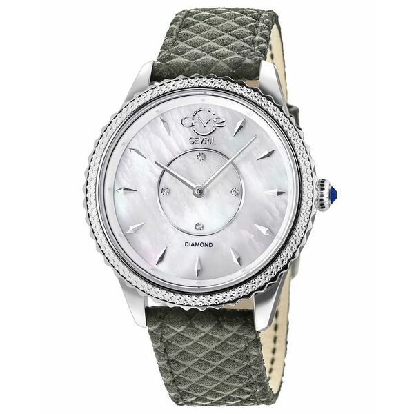 ジェビル レディース 腕時計 アクセサリー Women's Siena Swiss Quartz Olive Green Italian Leather Strap Watch 38mm Olive Green