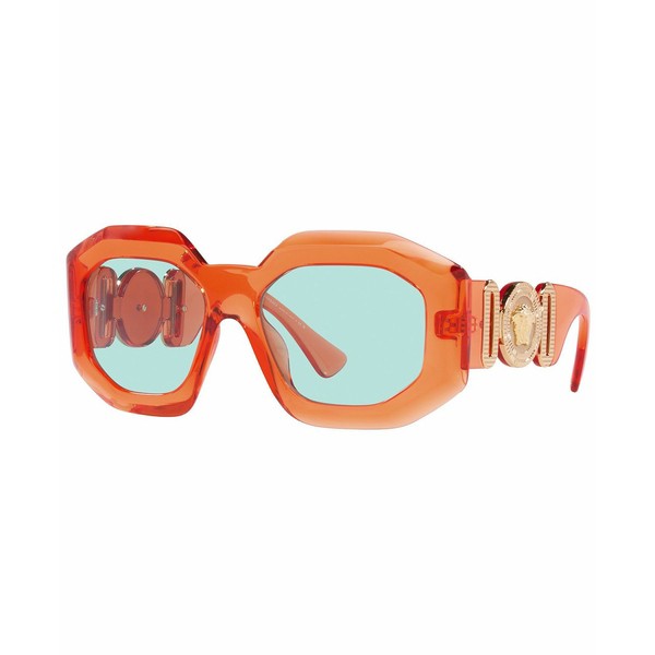 ヴェルサーチ レディース サングラス＆アイウェア アクセサリー Women's Sunglasses, VE4424U 56 Transparent Orange