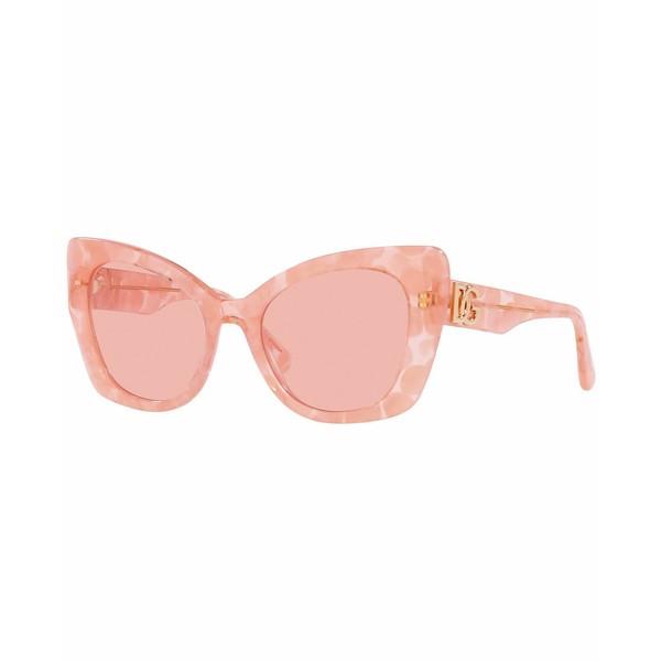 ドルチェ＆ガッバーナ レディース サングラス＆アイウェア アクセサリー Women's Low Bridge Fit Sunglasses, DG4405F 53 Rose