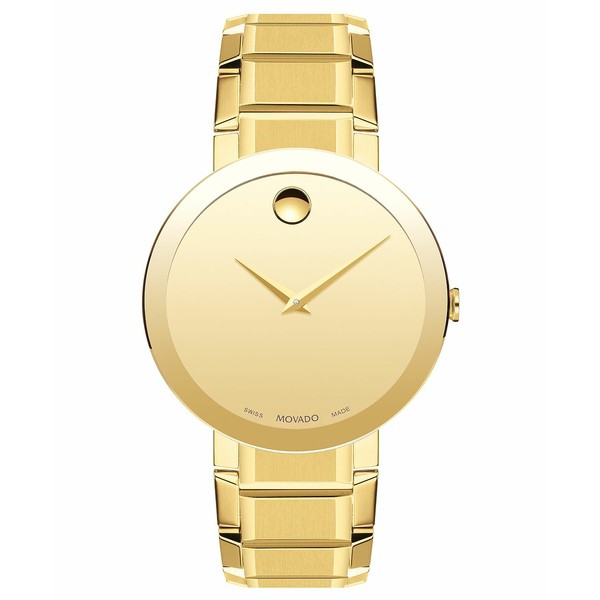 モバド メンズ 腕時計 アクセサリー Men's Swiss Sapphire Gold-Tone PVD Stainless Steel Bracelet Watch 39mm Gold