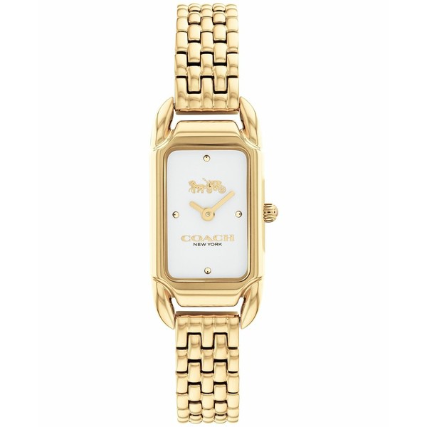 コーチ レディース 腕時計 アクセサリー Women's Cadie Gold-tone Bracelet Watch 17.5mmX28.5mm Gold-tone