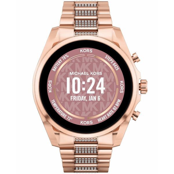 マイケルコース レディース 腕時計 アクセサリー Access Unisex Gen 6 Bradshaw Smartwatch: Rose Gold-Tone Case with Stainless Steel