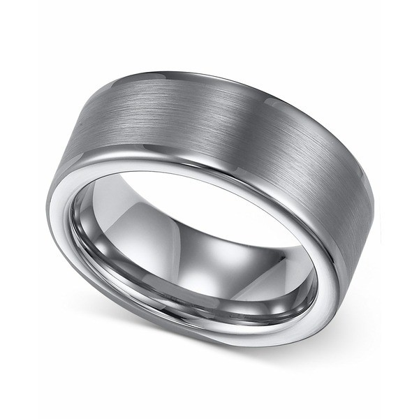 トライトン メンズ リング アクセサリー Men's Tungsten Ring, 8mm Wedding Band Tungsten