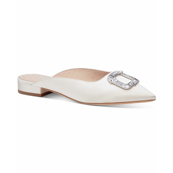 ケイト スペード レディース サンダル シューズ Women's Buckle Up Slide Mule Flats Ivory Bridal