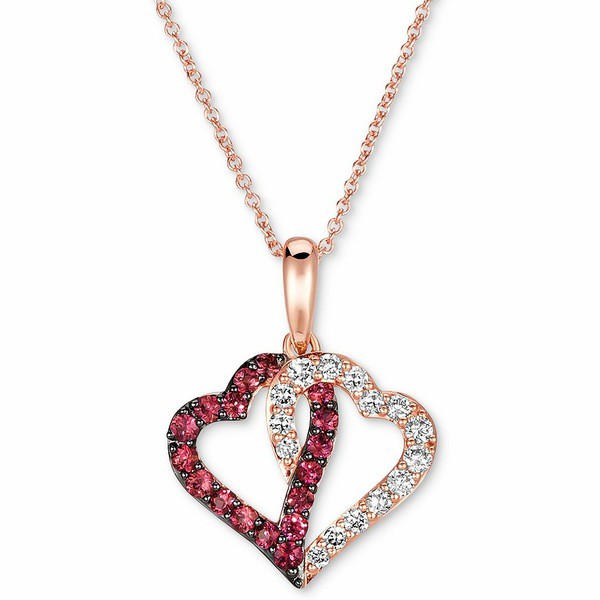 ルヴァン レディース ネックレス・チョーカー・ペンダントトップ アクセサリー Passion Ruby (1/3 ct. t.w.) & Nude Diamond (1/3 ct. t.