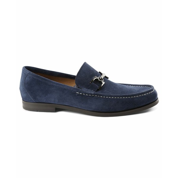 ブルーノマグリ メンズ スリッポン・ローファー シューズ Men's Enrico Bit Loafers Navy Suede