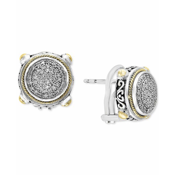 エフィー コレクション レディース ピアス＆イヤリング アクセサリー EFFY® Diamond Cluster Filigree Stud Earrings (1/4 ct. t.w.)