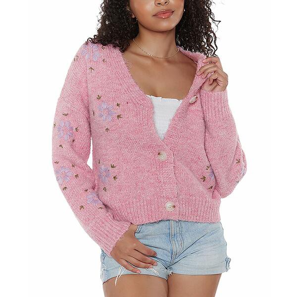 ラガ レディース ニット&セーター アウター Women's Surat Floral Cardigan Pink