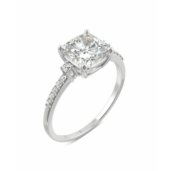 チャールズ アンド コルバード レディース リング アクセサリー Moissanite Cushion Engagement Ring 1-3/4 ct. t.w. Diamond Equivalent