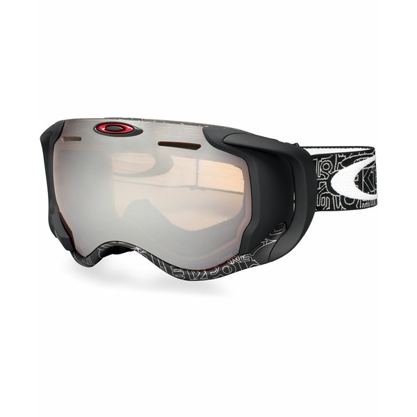 オークリー レディース サングラス＆アイウェア アクセサリー Goggles Sunglasses, OAKLEY GOGGLES OO7049 AIRWAVE BLACK/BLACK MIRROR