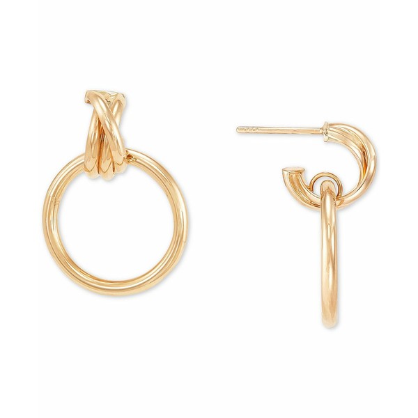 イタリアン ゴールド レディース ピアス＆イヤリング アクセサリー Doorknocker Drop Earrings in 10k Gold Gold