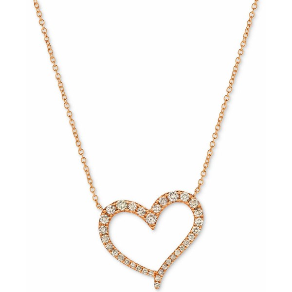 ルヴァン レディース ネックレス・チョーカー・ペンダントトップ アクセサリー Strawberry & Nude Diamond 18" Pendant Necklace (1/2 ct