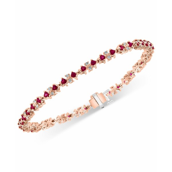 エフィー コレクション レディース ブレスレット・バングル・アンクレット アクセサリー EFFY® Ruby (3-3/8 ct. t.w.) & Diamond (3/