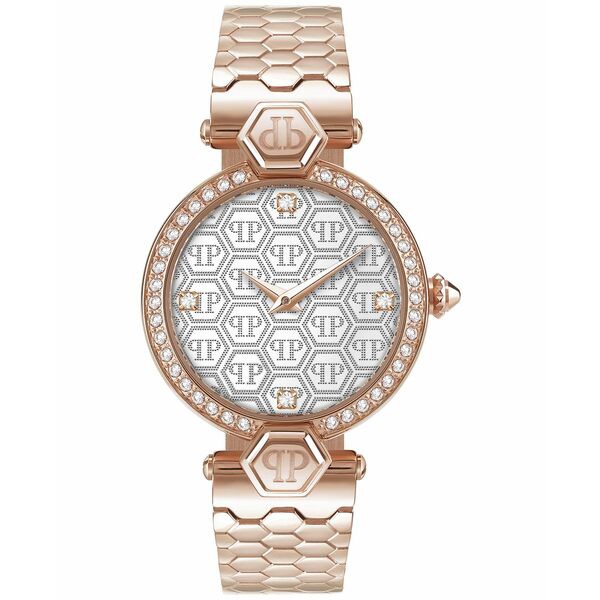 フィリッププレイン レディース 腕時計 アクセサリー Women's Plein Couture Rose Gold Ion Plated Bracelet Watch 32mm Rose Gold