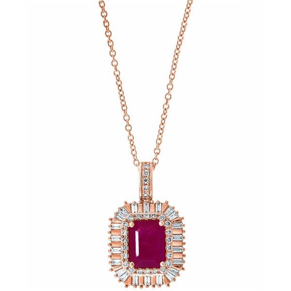 エフィー コレクション レディース ネックレス・チョーカー・ペンダントトップ アクセサリー EFFY® Ruby (1-1/2 ct. t.w.) & Diamond