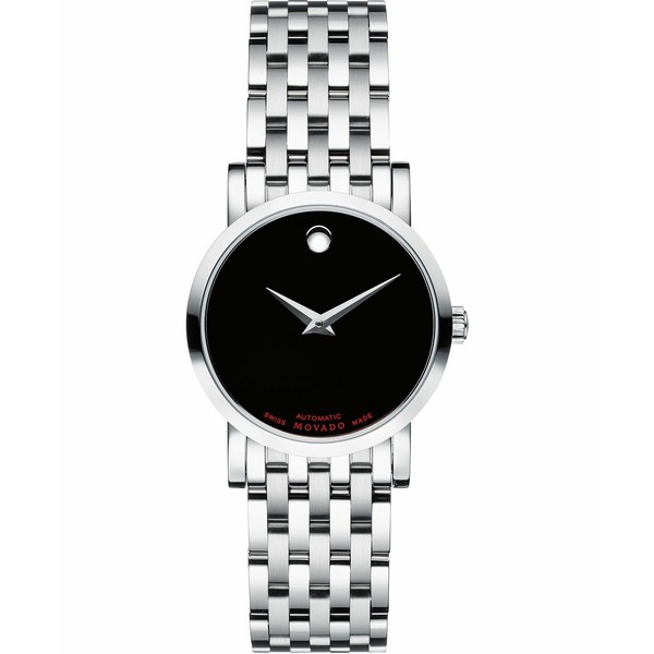 モバド レディース 腕時計 アクセサリー Women's Swiss Automatic Red Label Stainless Steel Bracelet Watch 26mm Stainless Steel