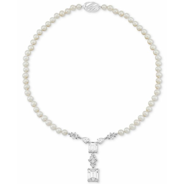 アラベッラ レディース ネックレス・チョーカー・ペンダントトップ アクセサリー Cultured Freshwater Pearl (5-6mm) & Cubic Zirconia 1