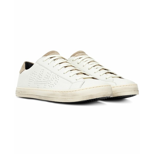 p448 メンズ スニーカー シューズ Men's S22 John Low-Top Sneaker Cream/tab