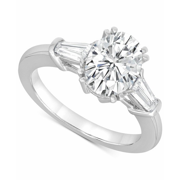 新しいコレクション バッジェリーミシュカ レディース リング アクセサリー Certified Lab Grown Diamond Cushion-Cut  Solitaire Engagement Ring ct. in 14k Gold White
