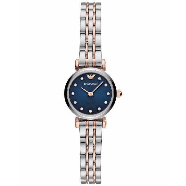 エンポリオ アルマーニ レディース 腕時計 アクセサリー Women's Two-Tone Stainless Steel Bracelet Watch 22mm Two-tone