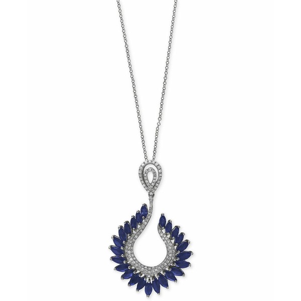 エフィー コレクション レディース ネックレス・チョーカー・ペンダントトップ アクセサリー Royalé Bleu by EFFY® Sapphire