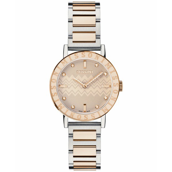 ミッソーニ レディース 腕時計 アクセサリー Women's Swiss M2 Two Tone Stainless Steel Bracelet Watch 35mm Two Tone