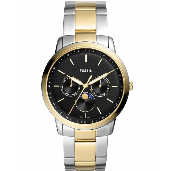 フォッシル メンズ 腕時計 アクセサリー Men's Neutra Two-Tone Stainless Steel Bracelet Watch 42mm Two-Tone