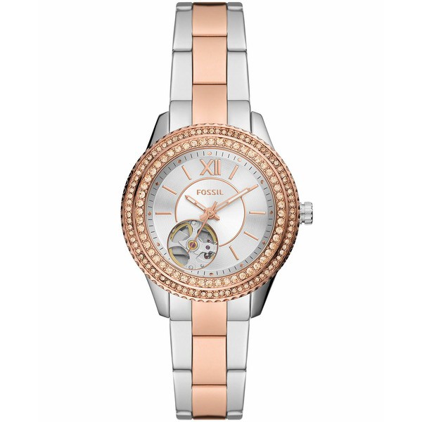 フォッシル レディース 腕時計 アクセサリー Women's Stella Two-Tone Stainless Steel Bracelet Watch 34mm Two-Tone