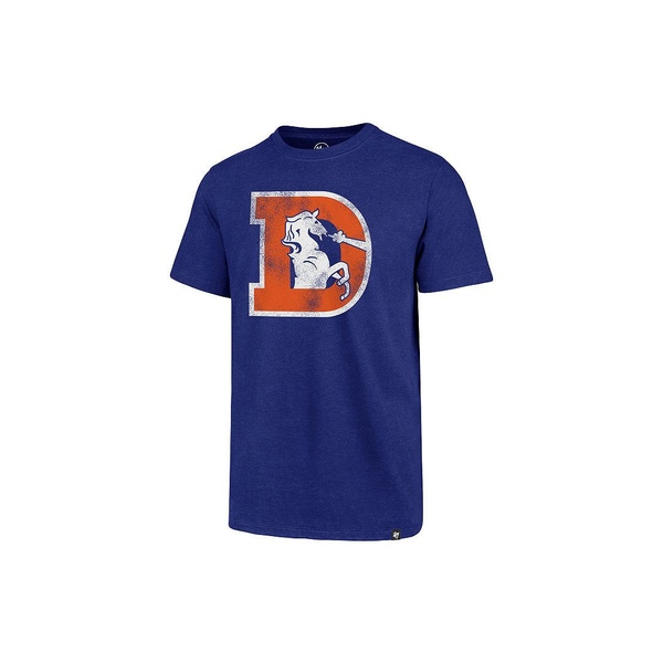 手数料安い ４７ブランド メンズ Tシャツ トップス Denver Broncos Men S Throwback Club T Shirt Royalblue 在庫一掃最安挑戦 Www Iacymperu Org