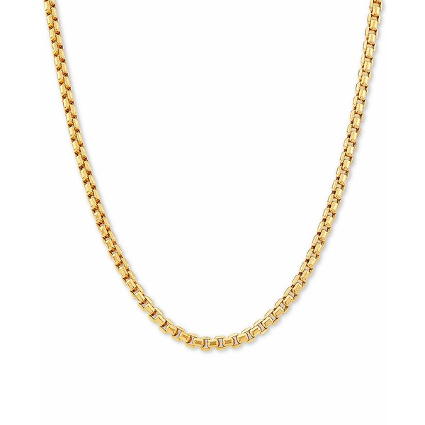 イタリアン ゴールド レディース ネックレス・チョーカー・ペンダントトップ アクセサリー Box Link 22" Chain Necklace in 14k Gold Yel