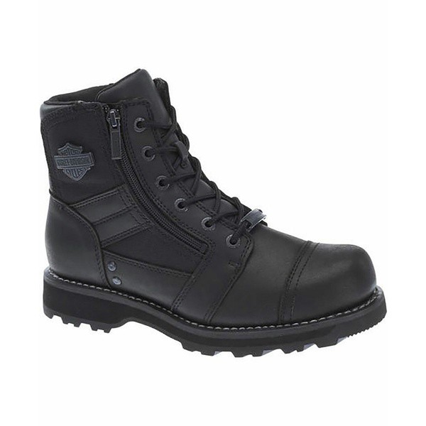 ハーレーダビットソン メンズ ブーツ＆レインブーツ シューズ Harley-Davidson Bonham Men's Motorcycle Riding Boot Blk 7 Lac