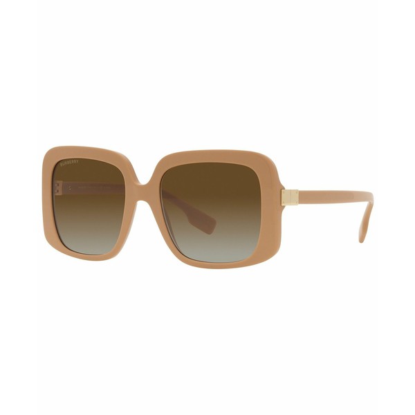 バーバリー レディース サングラス＆アイウェア アクセサリー Women's Polarized Sunglasses, BE4363 PENELOPE 55 Beige