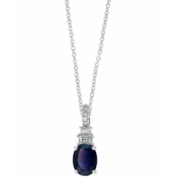 エフィー コレクション レディース ネックレス・チョーカー・ペンダントトップ アクセサリー EFFY® Sapphire (1-3/8 ct. t.w.) & Dia