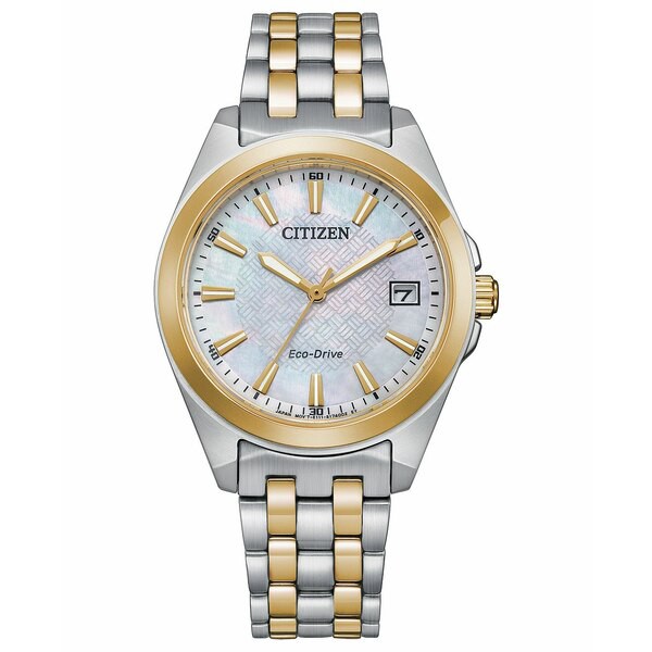 シチズン レディース 腕時計 アクセサリー Eco-Drive Women's Corso Two-Tone Stainless Steel Bracelet Watch 33mm Two-tone