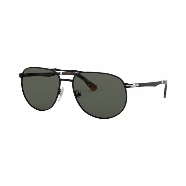 ペルソル メンズ サングラス・アイウェア アクセサリー Men's Polarized Sunglasses, PO2455S BLACK