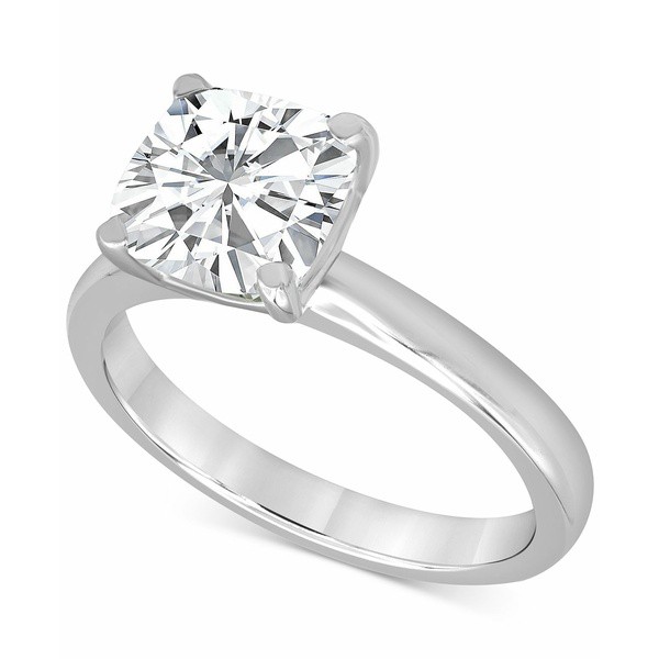 バッジェリーミシュカ レディース リング アクセサリー Certified Lab Grown Cushion-Cut Diamond Solitaire Engagement Ring (3 ct. t.w