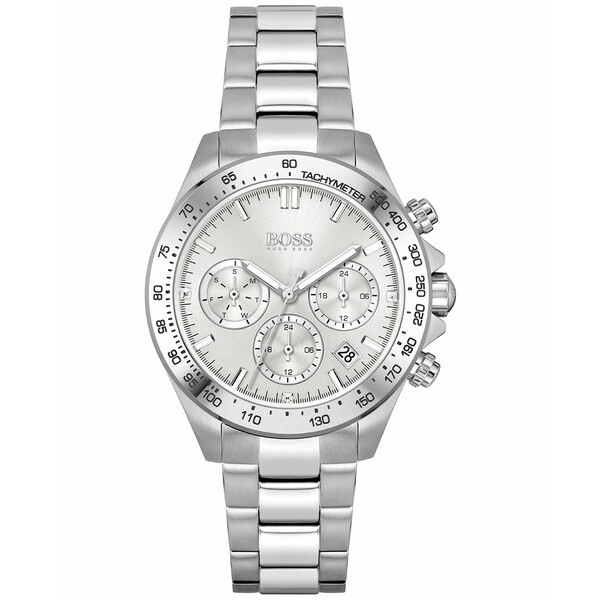 ボス レディース 腕時計 アクセサリー Women's Chronograph Novia Stainless Steel Bracelet Watch 38mm Silver